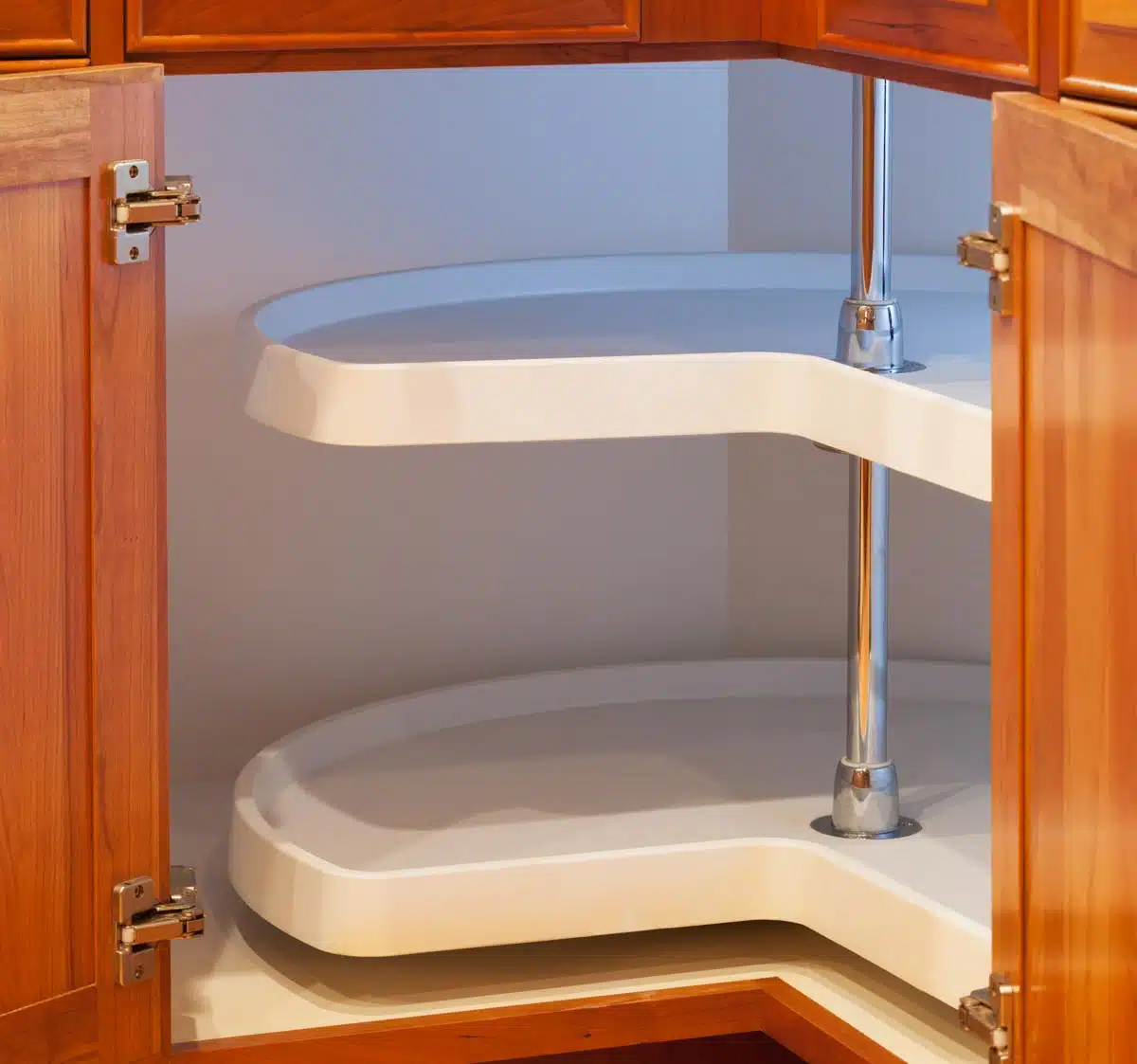 cabinet with lazy susan