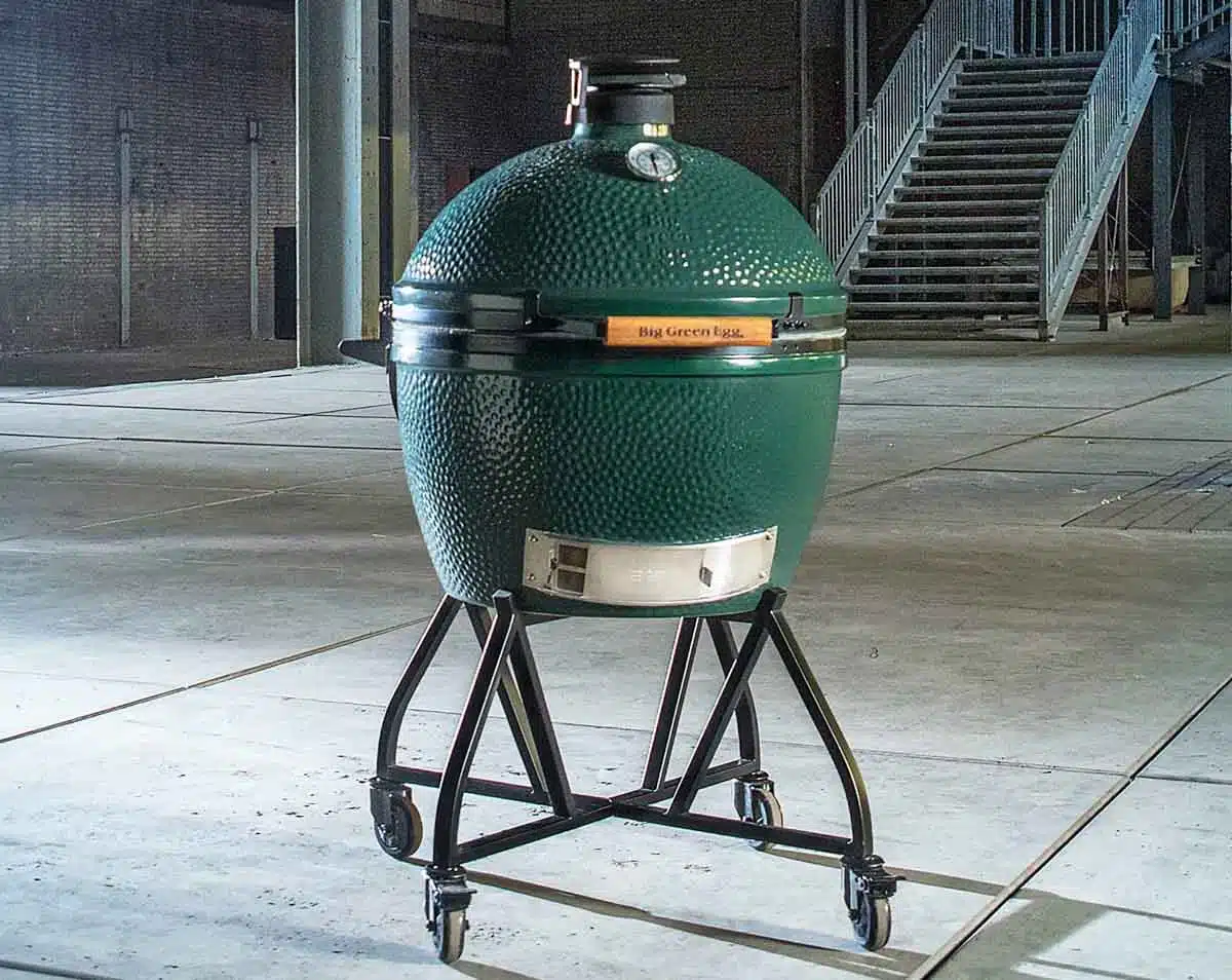 green barbecue grill