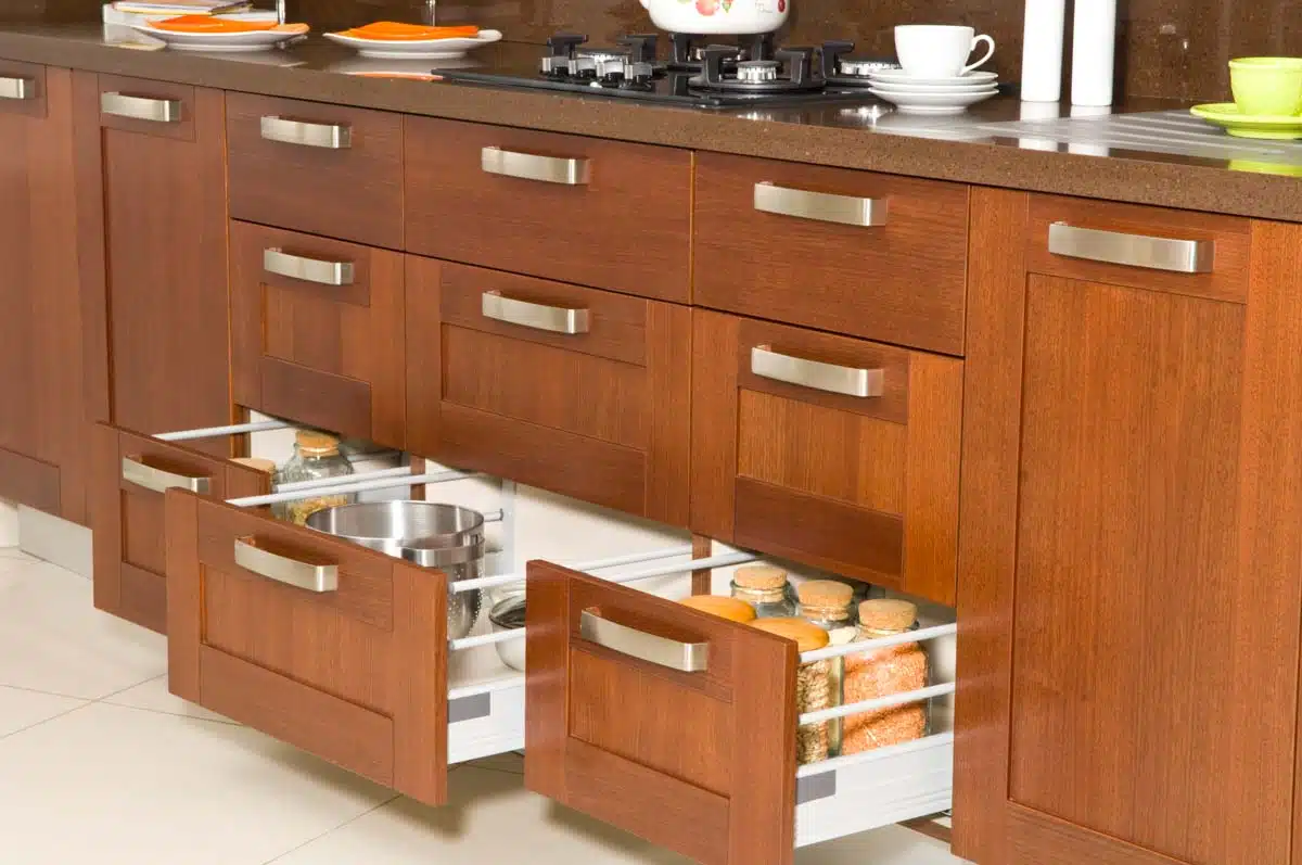 kitchen full extension drawer