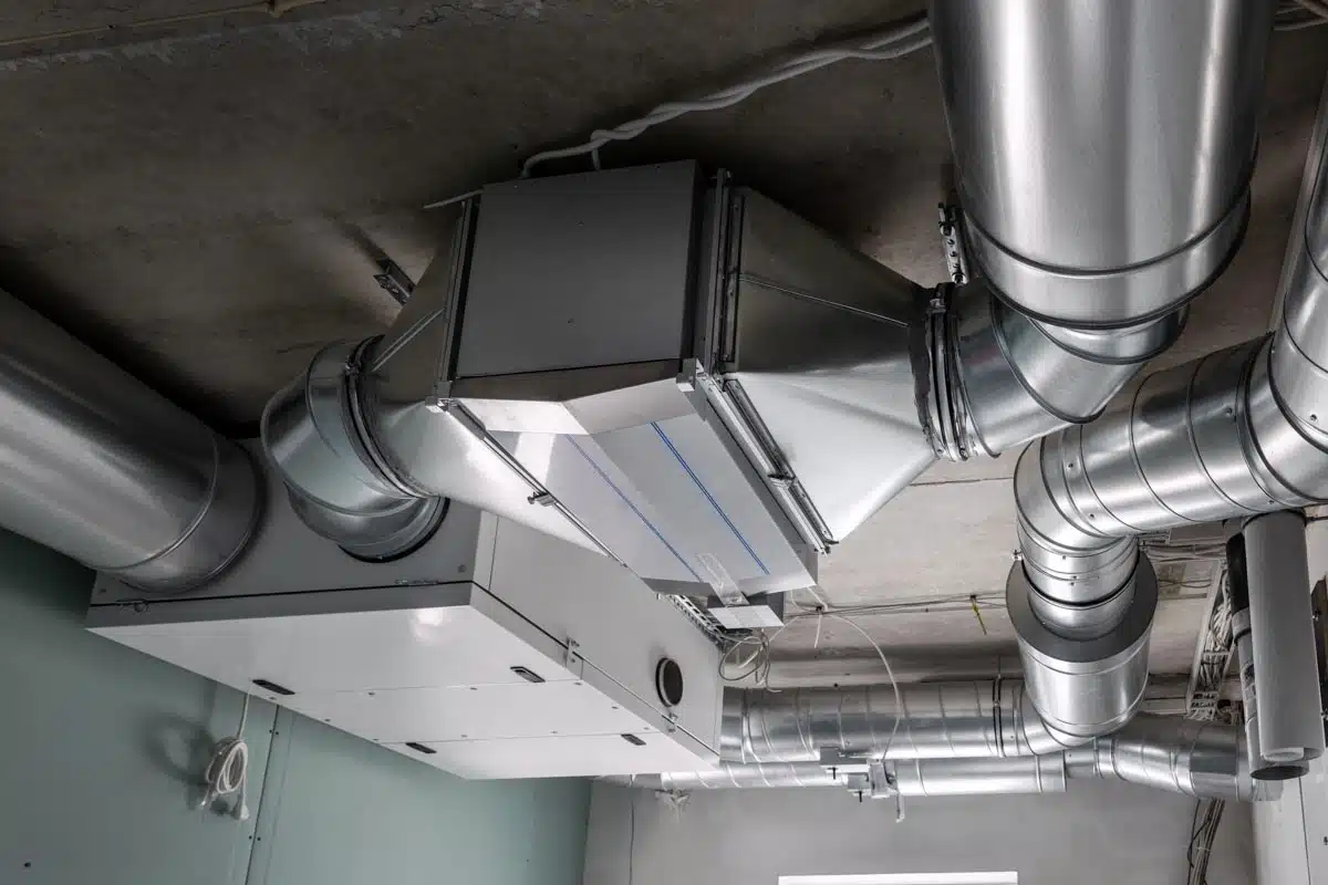 tubes connected to fans for whole houses