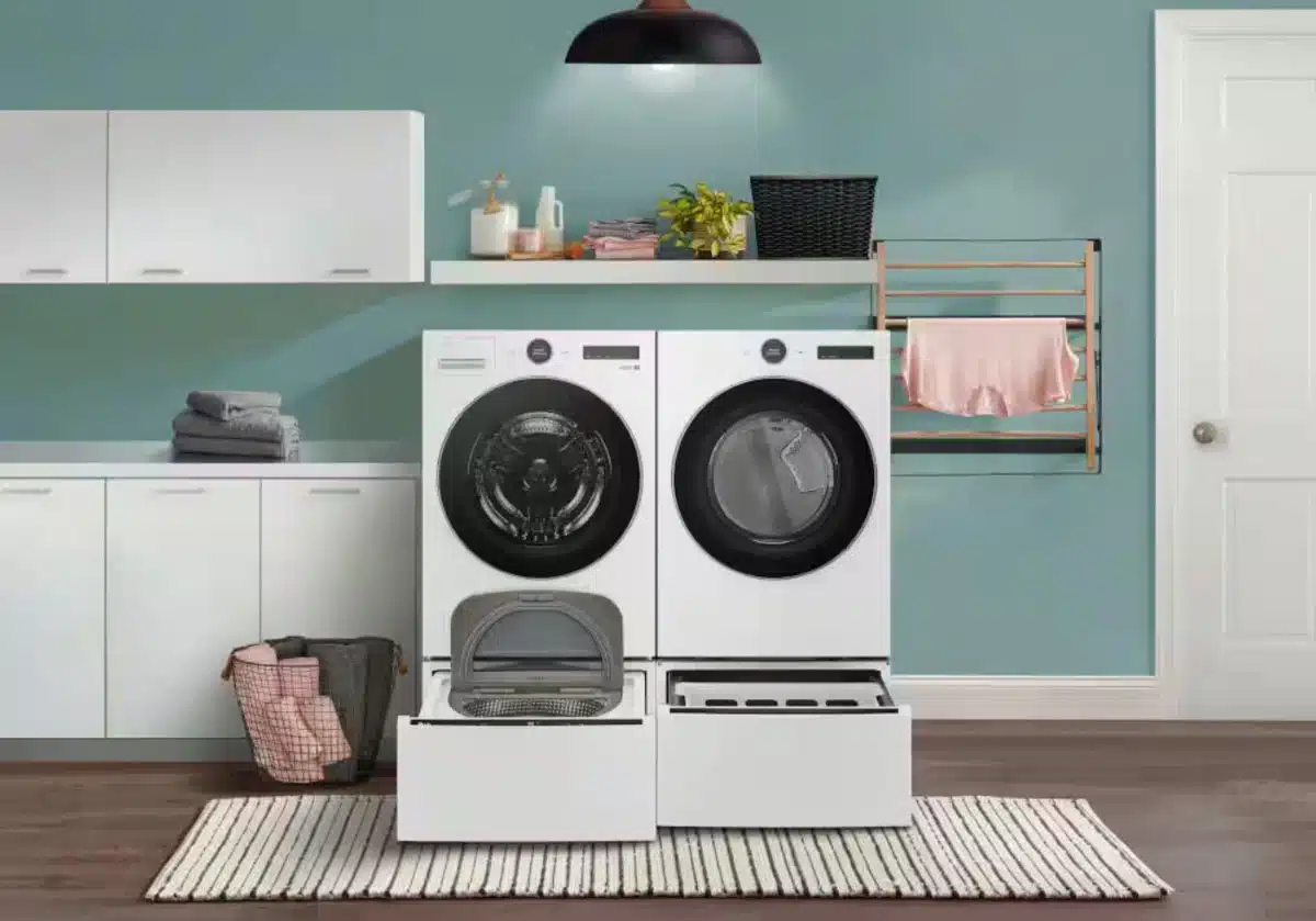 washing machine smart pedestal