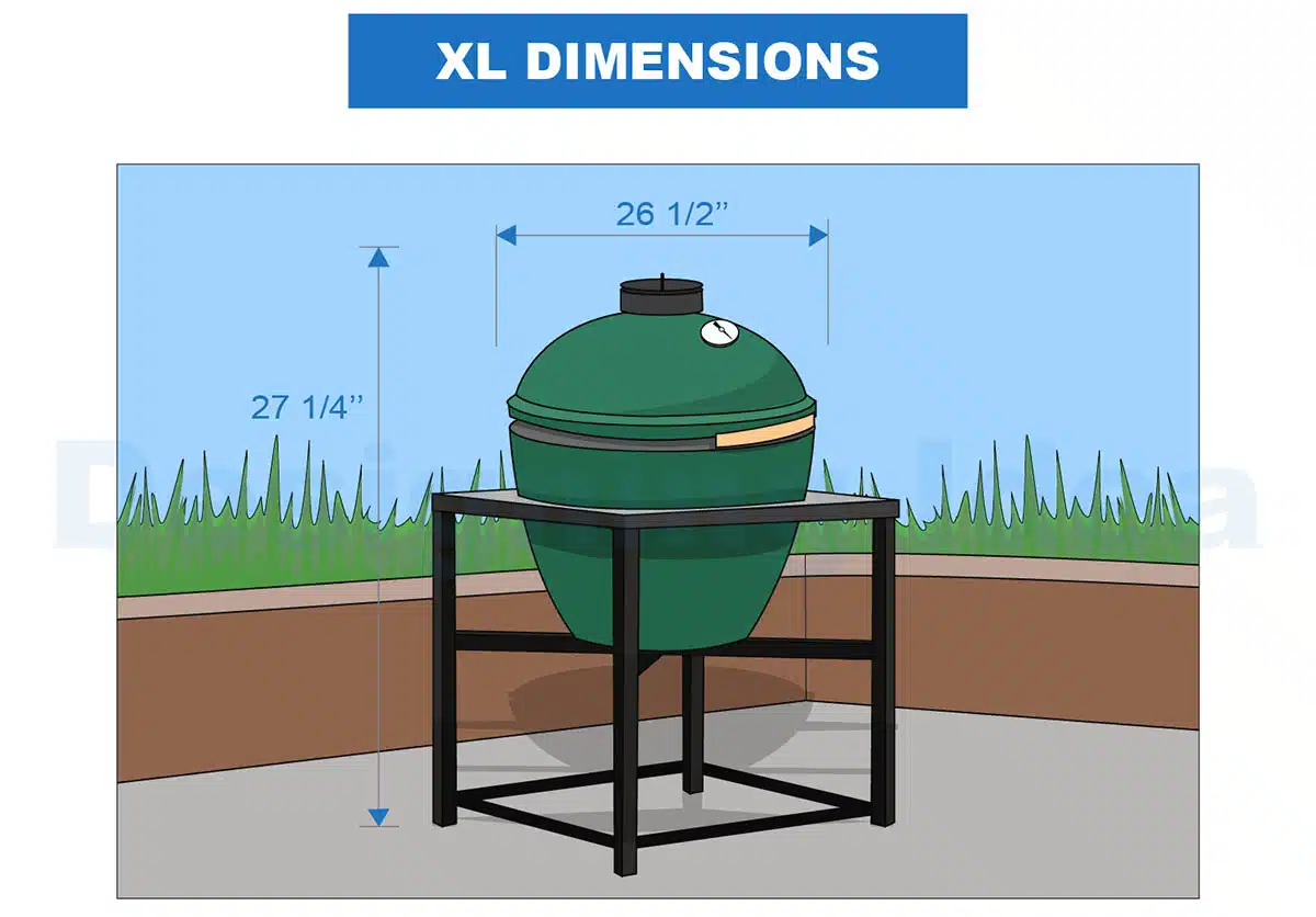 xl dimensions