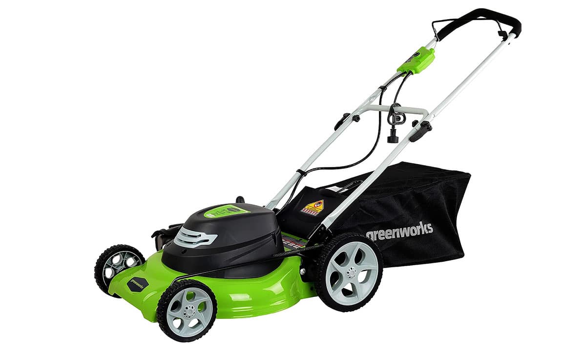 GreenWorks 20 Inch Corded Electric lawn mower