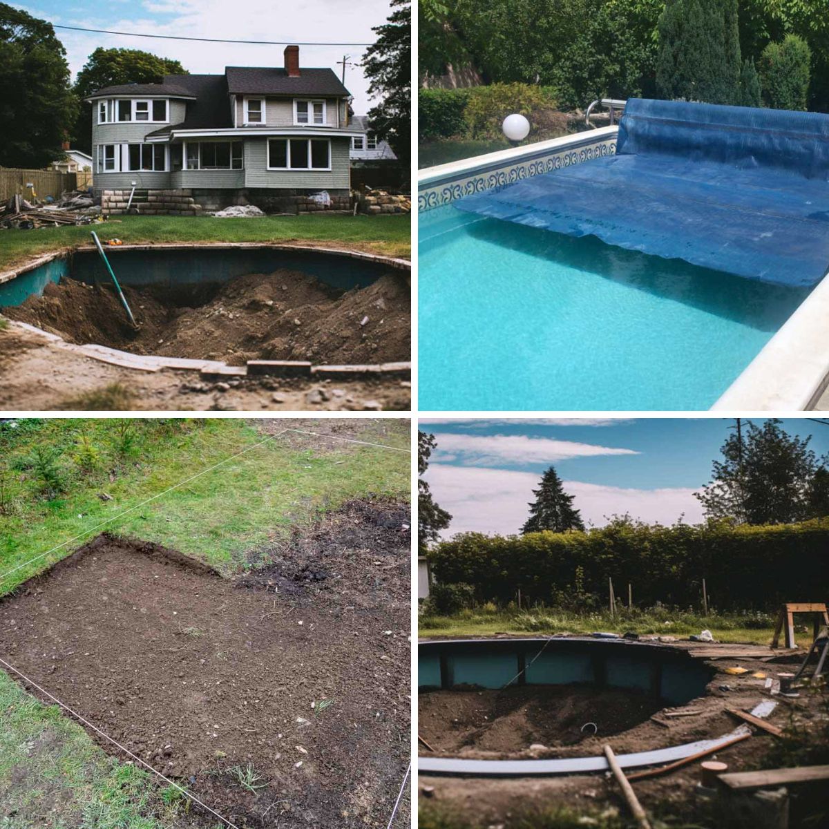 different pools being filled
