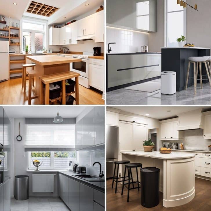 Where To Put a Trash Can In the Kitchen (9 Placement Ideas)