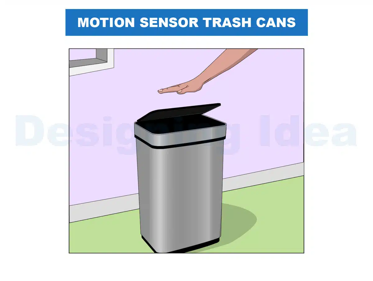 motion sensor refuse cans