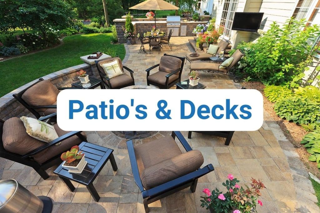 Patio and deck designs
