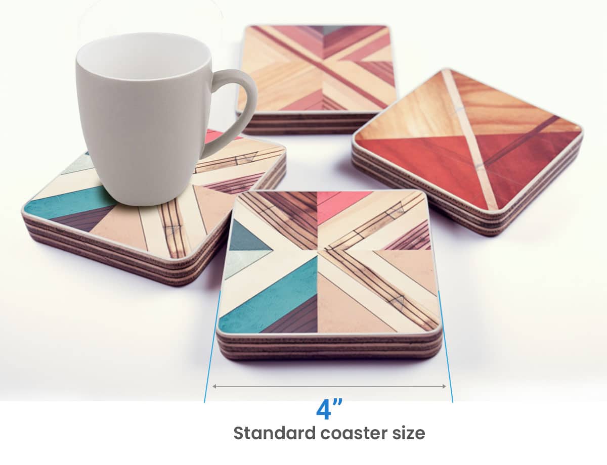Standard coaster dimensions