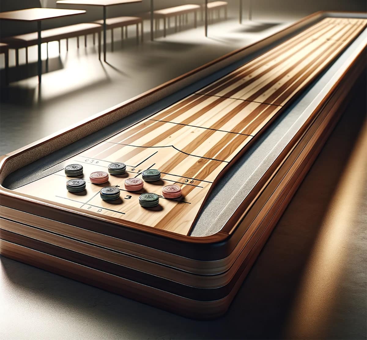 Shuffleboard dimensions