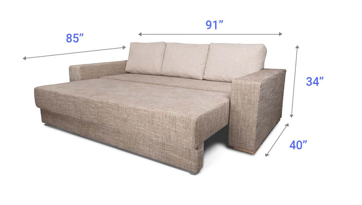 Sleeper sofa dimensions