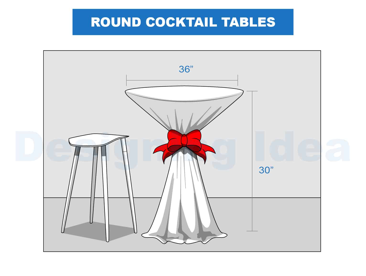 round cocktail tables