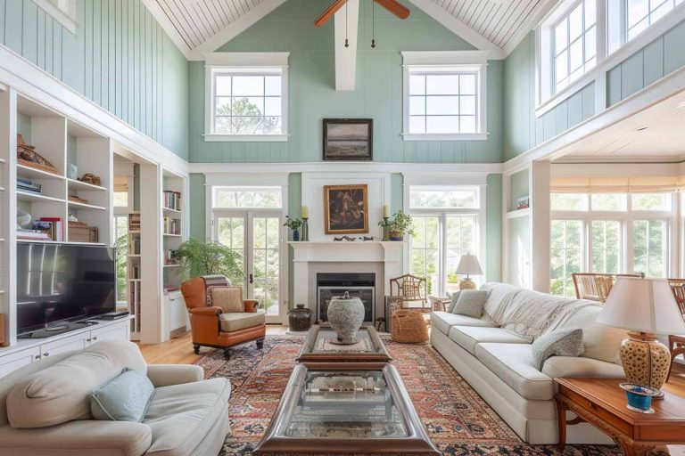 15 Paint Colors For Large Rooms With High Ceilings