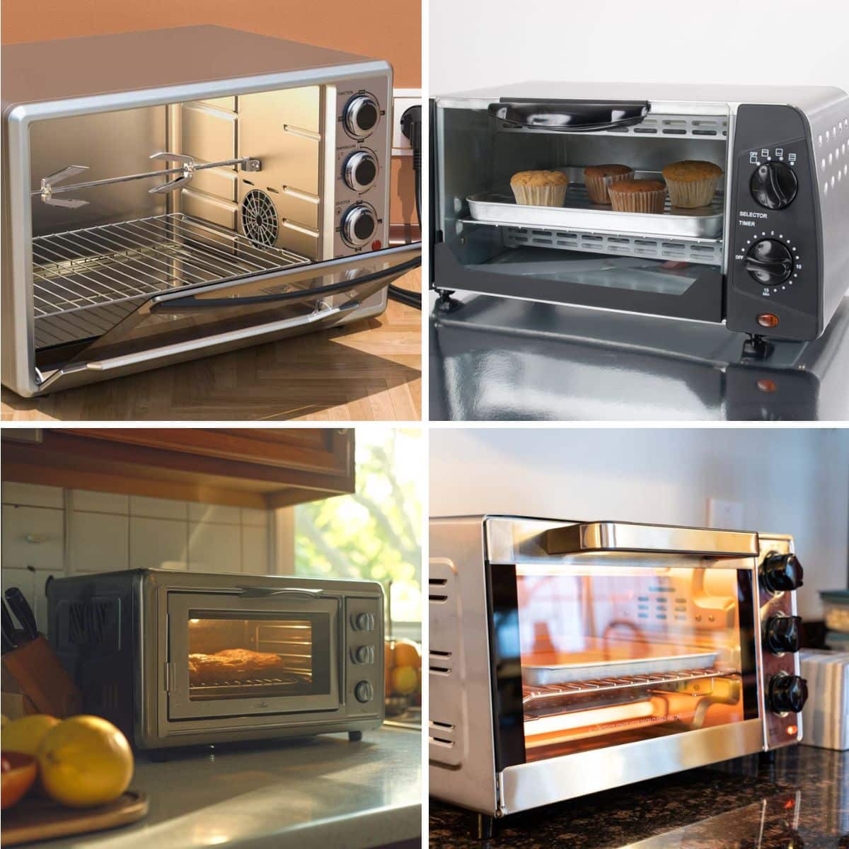 different sizes toaster oven designs