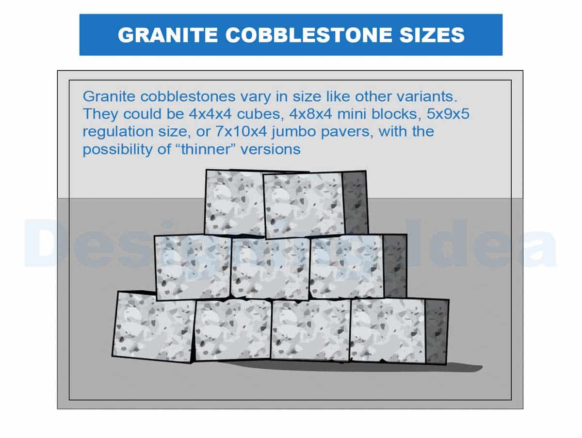 what is the length of cobblestone