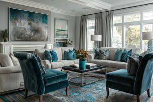 19 Gray And Teal Living Room Ideas For Different Styles