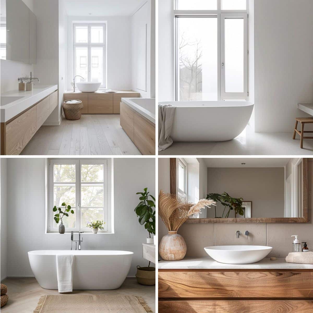 Different scandinavian bathroom designs