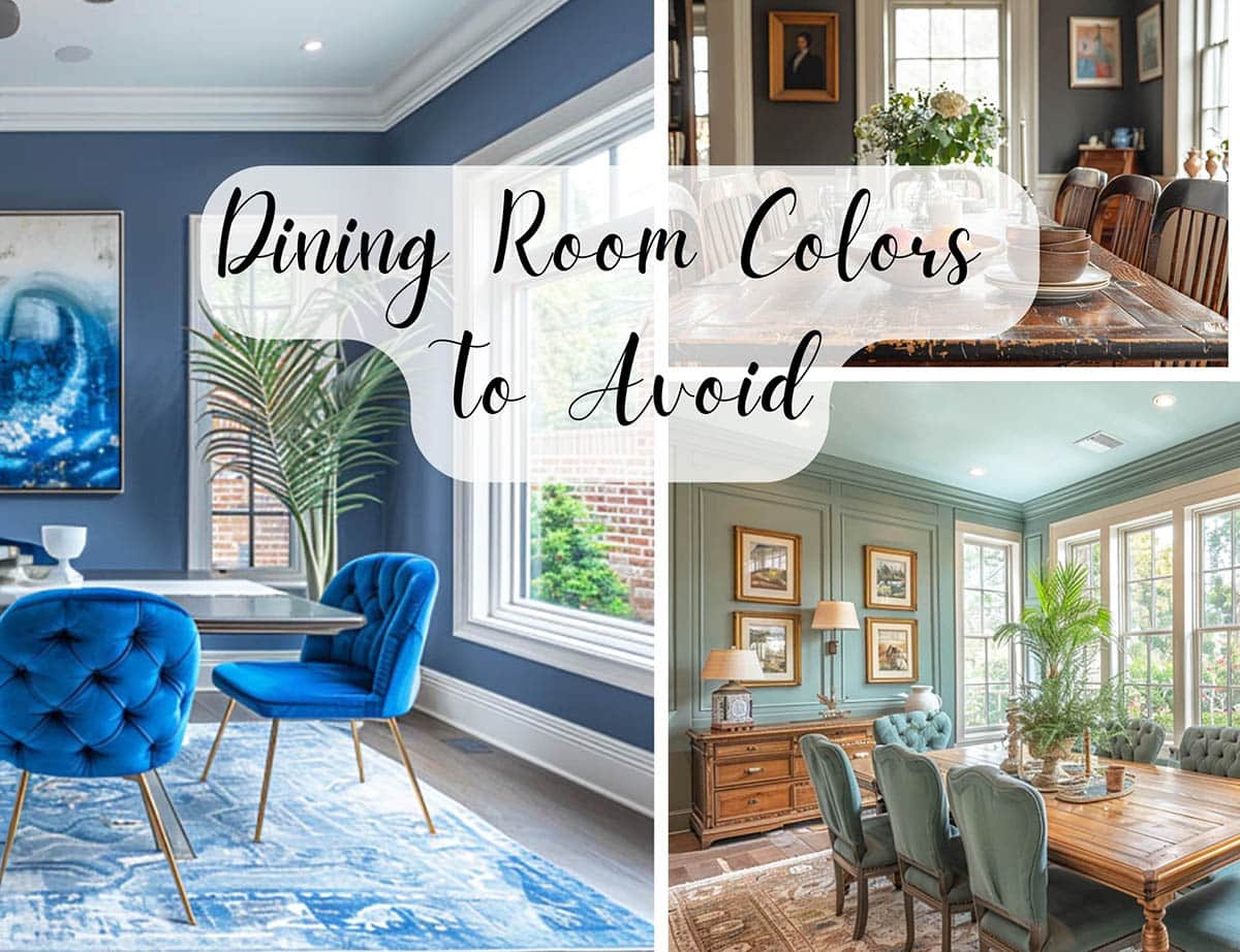 Dining room paint colors to avoid