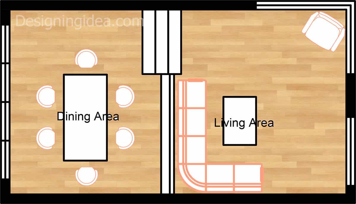 Change in floor levels