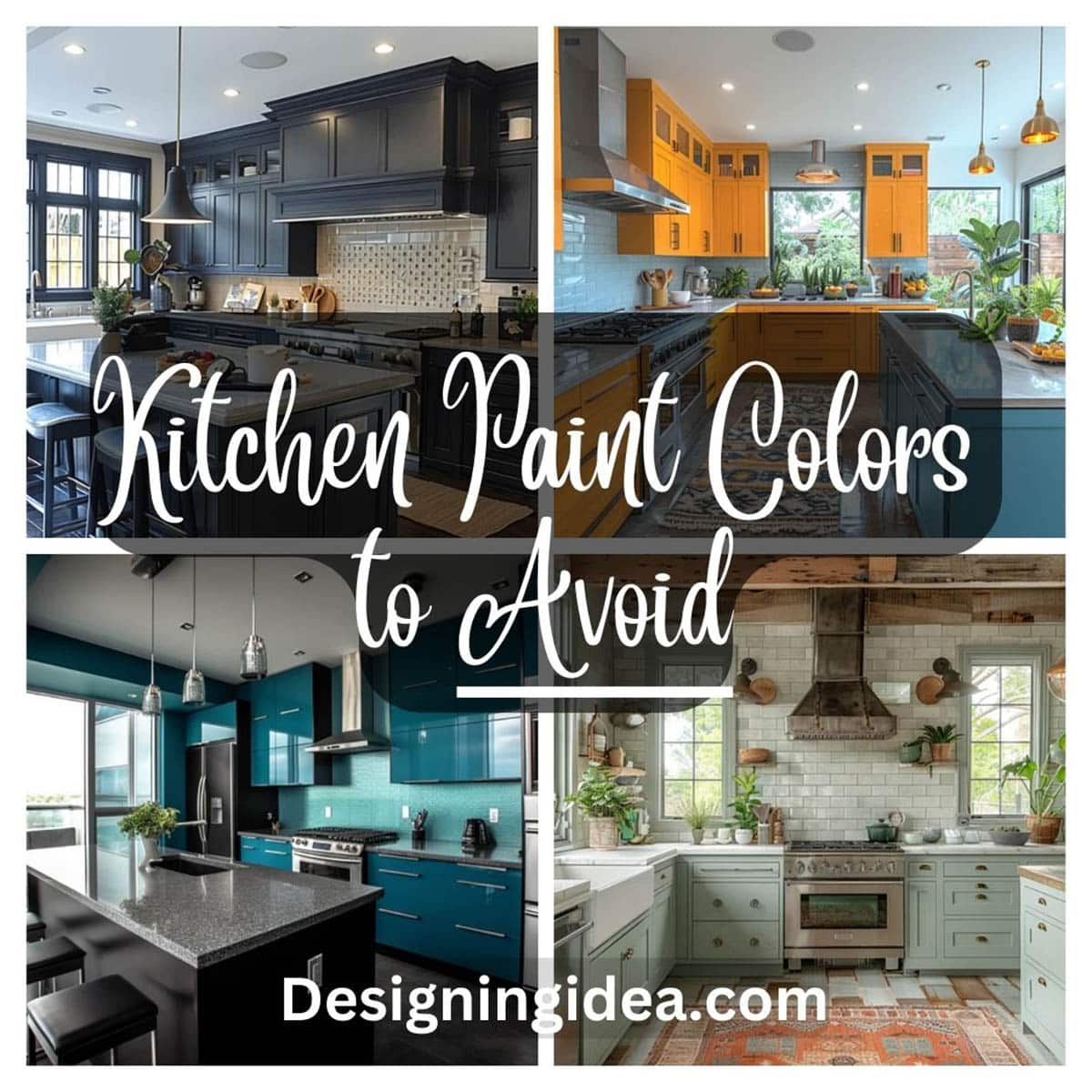 Kitchen paint colors to avoid