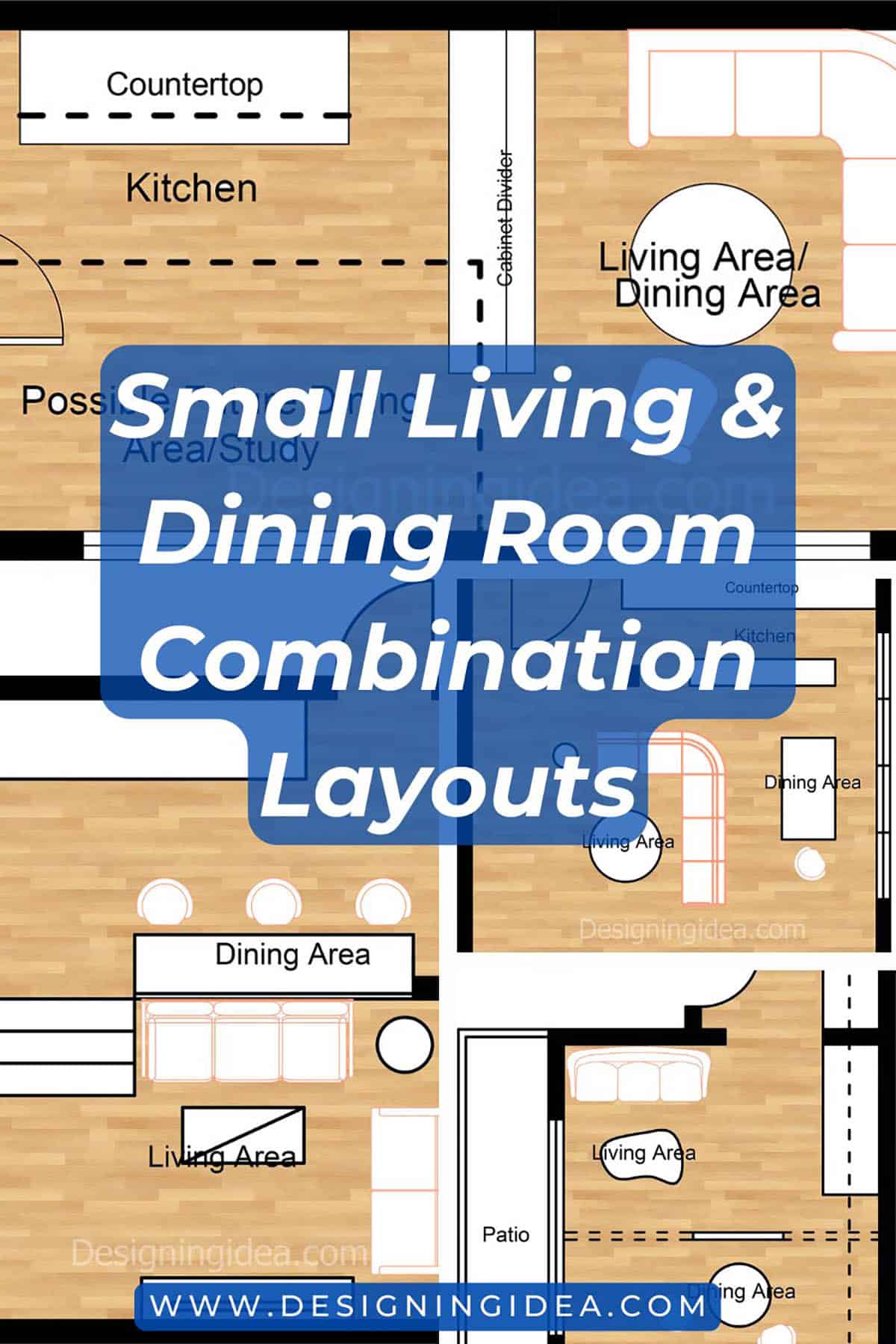 Small living and dining room combination layouts