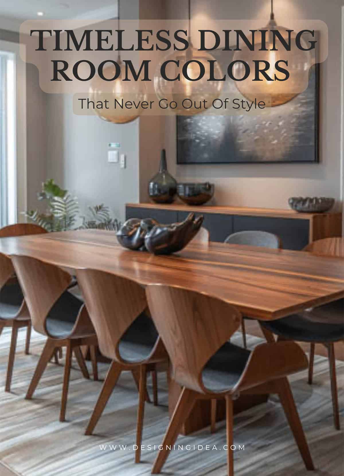 Timeless dining room colors