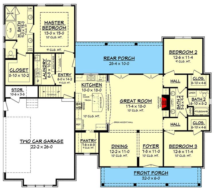 1st level floor plan