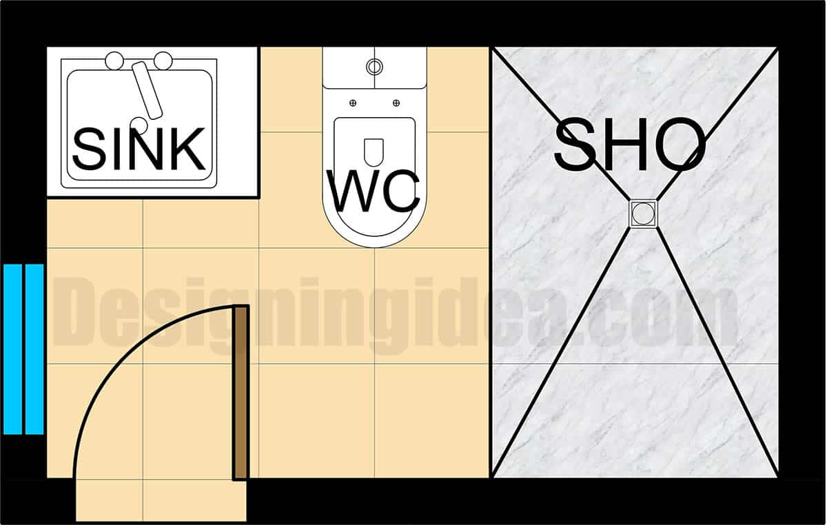 Wider linear rectangular shape layout