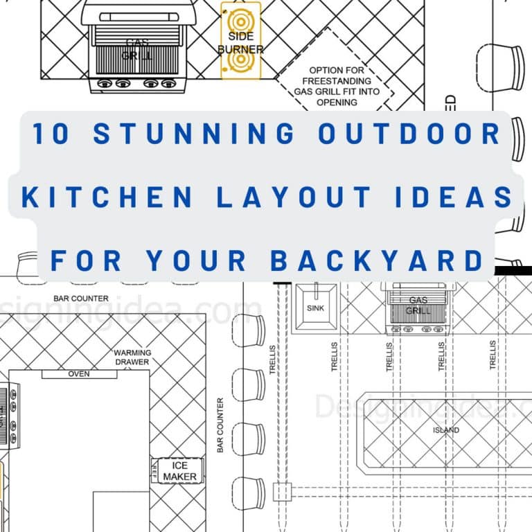 Stunning Outdoor Kitchen Layout Ideas For Your Backyard