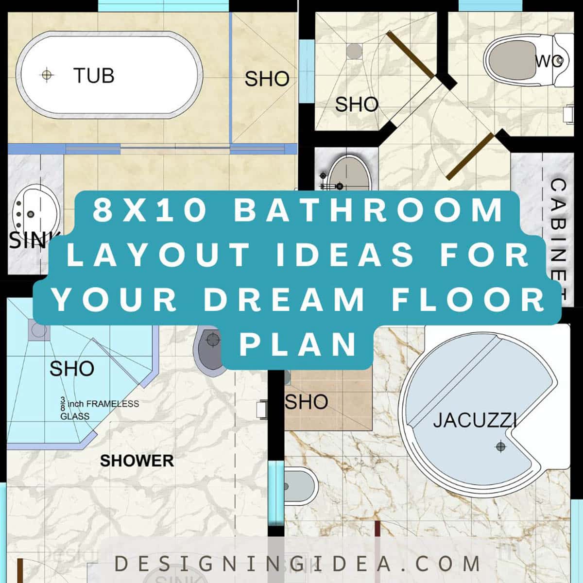 8x10 bathroom layout ideas for your dream floor plan