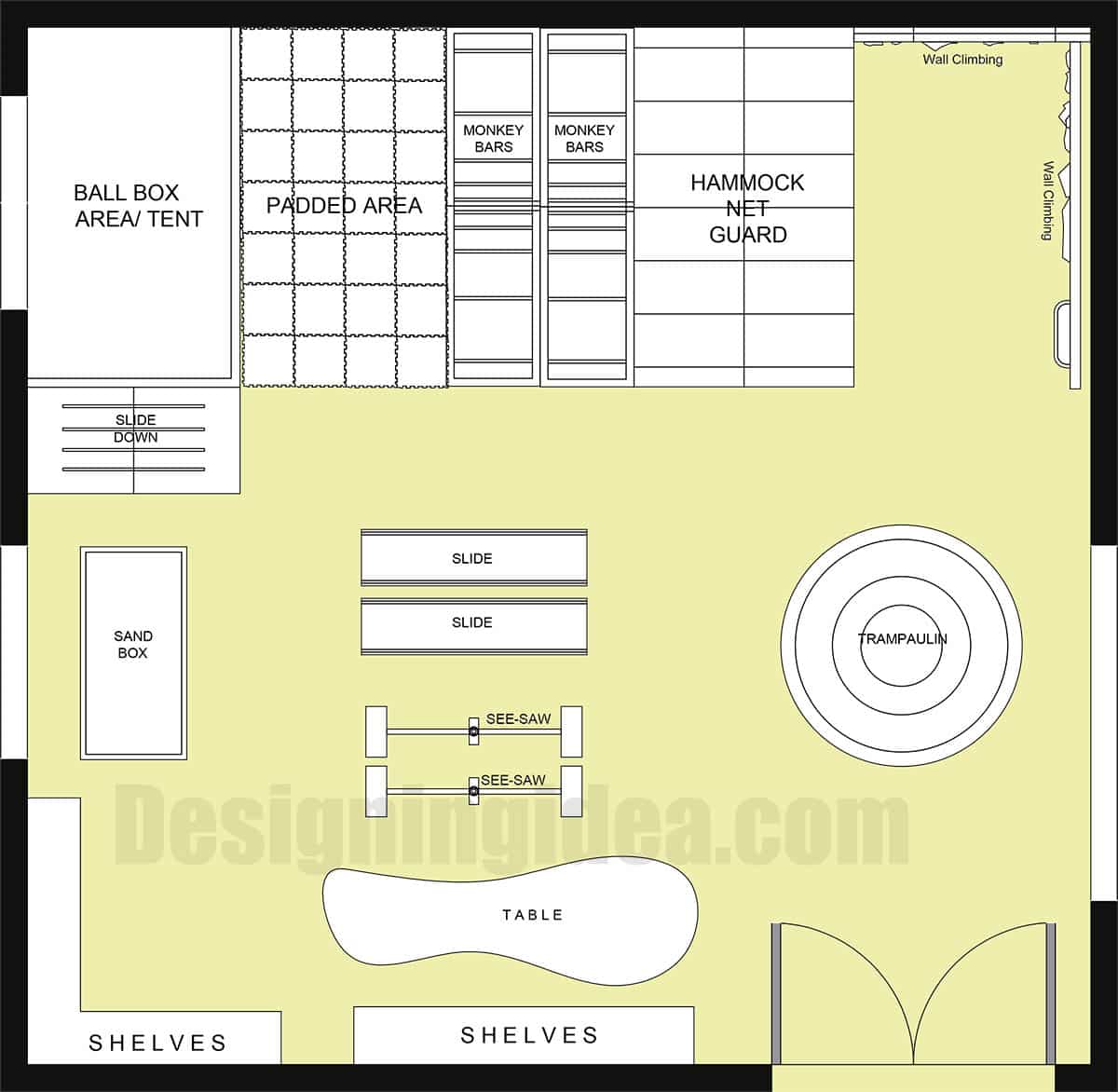 Indoor playground design