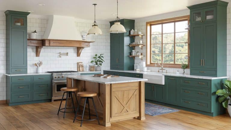 How To Use Forest Green Kitchen Cabinets In Your Design
