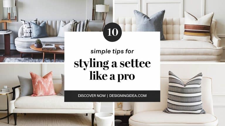 10 Simple Tips For Styling A Settee Like A Pro