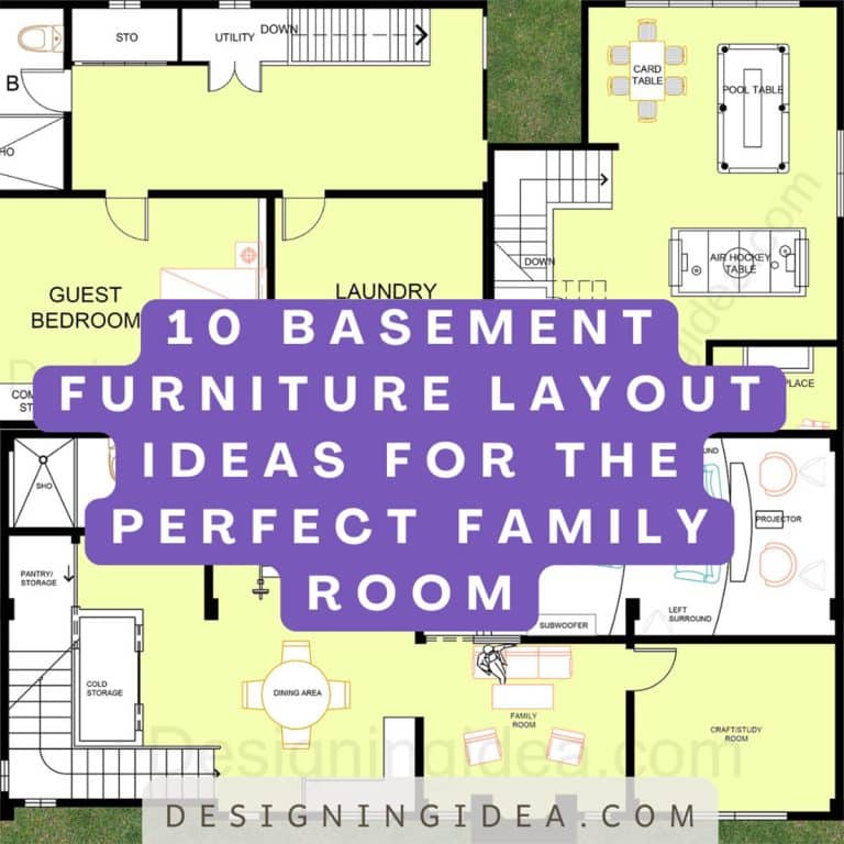 10 Genius Basement Furniture Layout Ideas For The Perfect Family Room