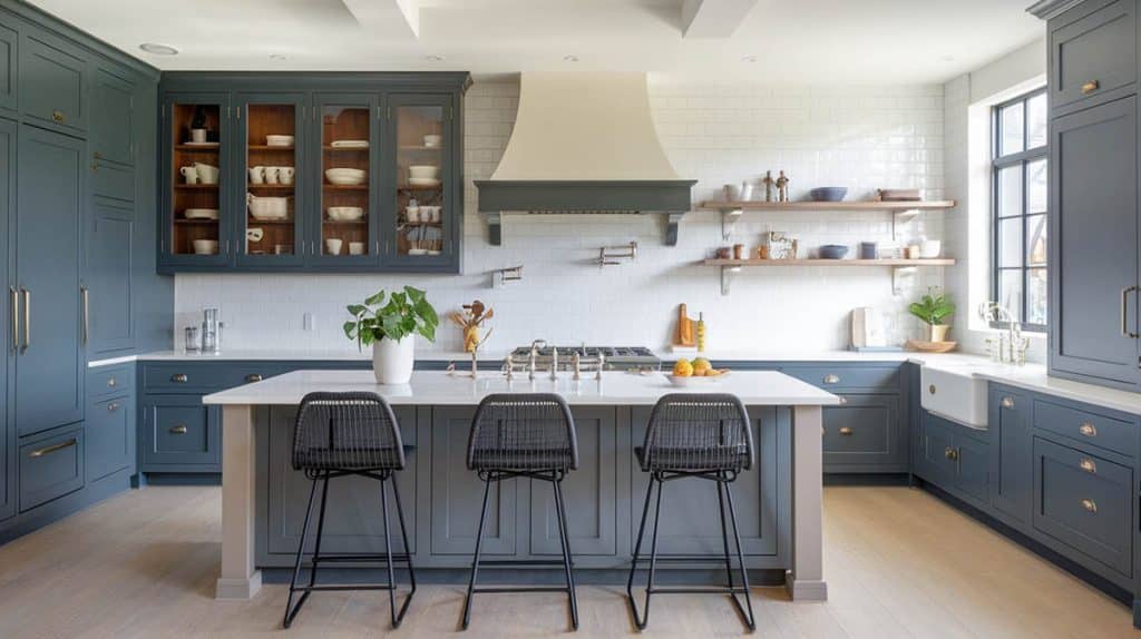 How to Decorate Glass Kitchen Cabinets: Designer Tips