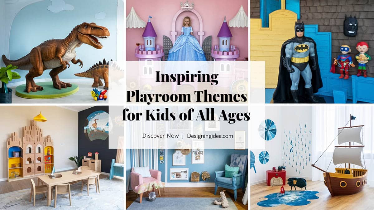 Inspiring playroom themes for kids of all ages