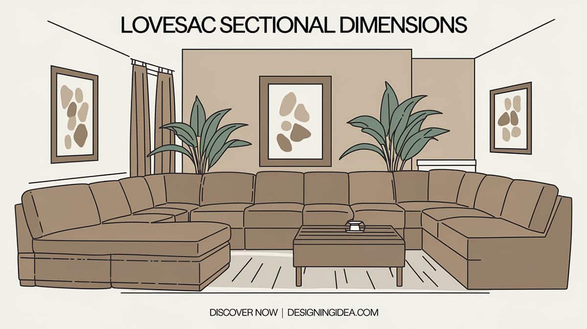 LoveSac sectional dimensions