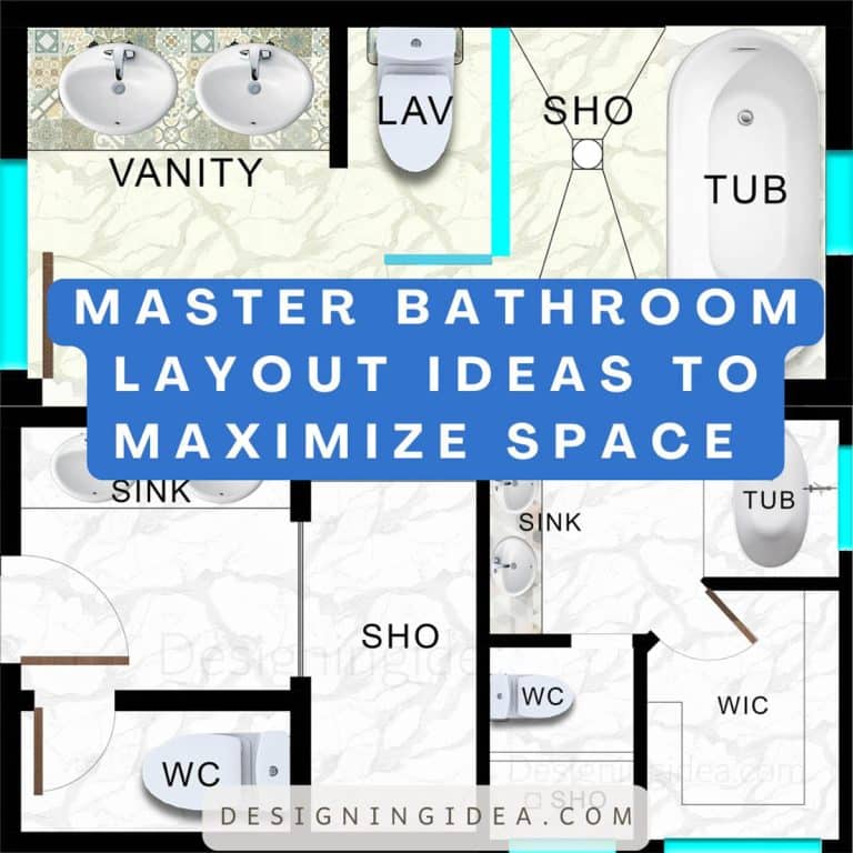 11 Ingenious Master Bathroom Layout Ideas to Maximize Space