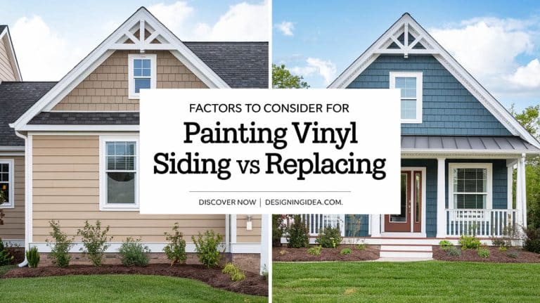 6 Factors To Consider For Painting Vinyl Siding vs Replacing