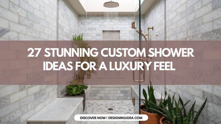 27 Stunning Custom Shower Ideas For A Luxury Feel