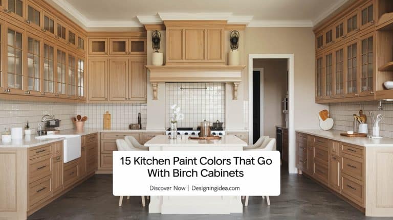 15 Kitchen Paint Colors That Go With Birch Cabinets