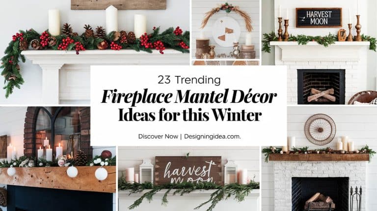 23 Trending Fireplace Mantel Décor Ideas for This Winter