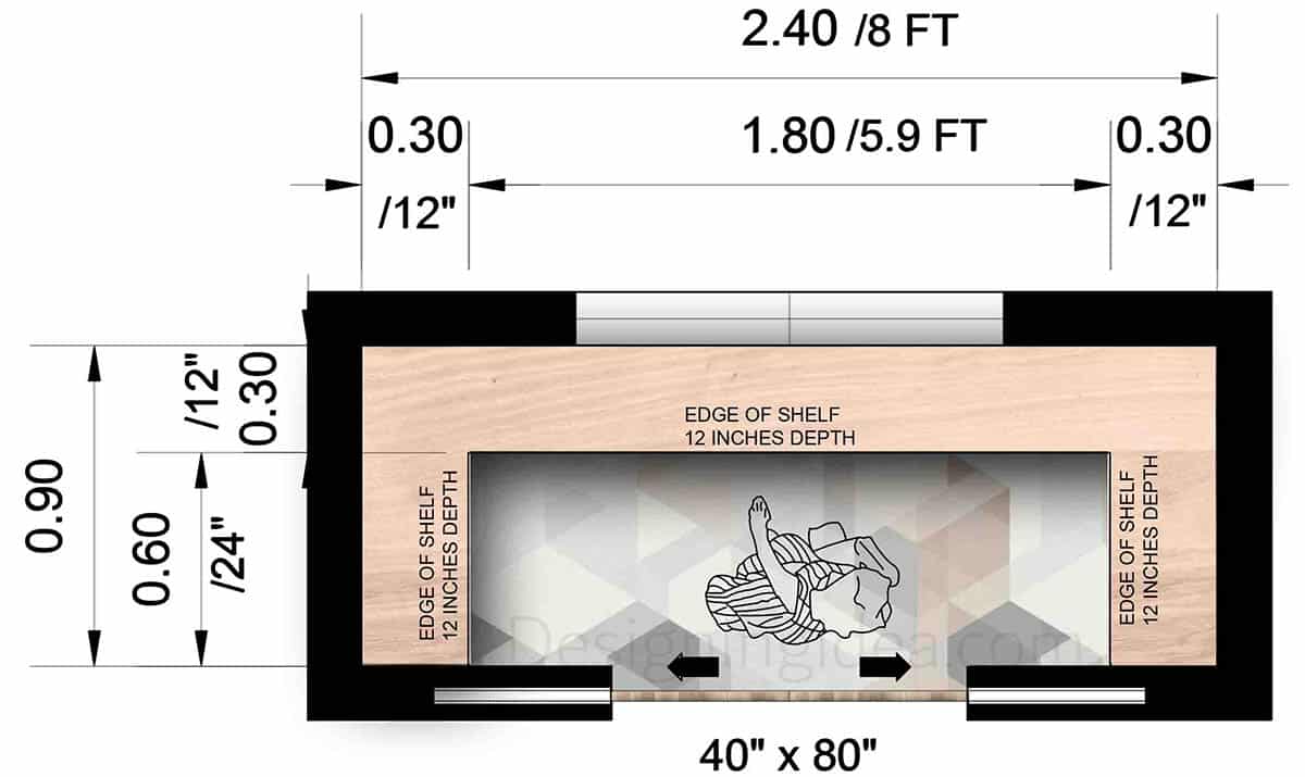 Compact single wall pantry