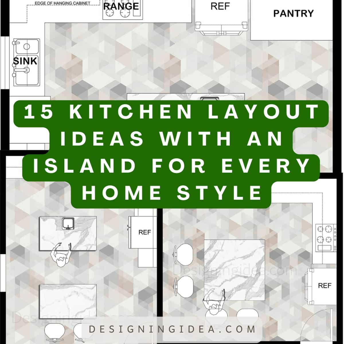 Kitchen gallery of layout ideas with an island for every home style