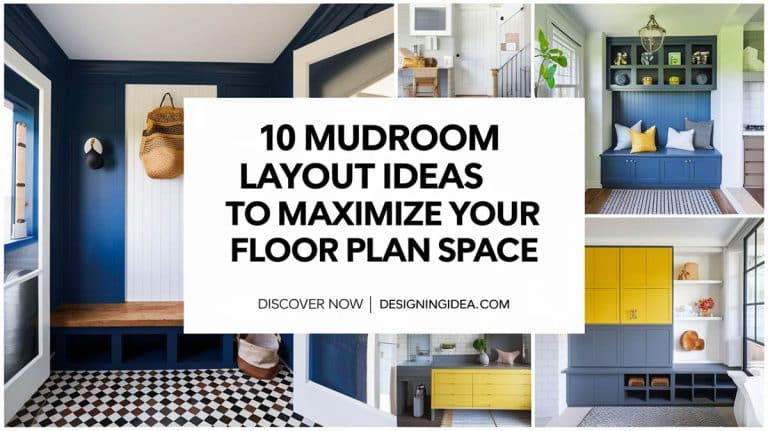 10 Mudroom Layout Ideas To Maximize Your Floor Plan Space