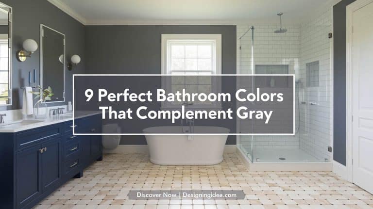 9 Perfect Bathroom Colors That Complement Gray