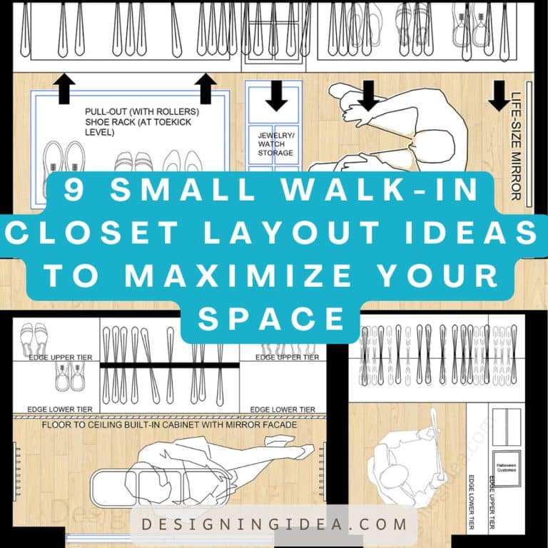 9 Small Walk-In Closet Layout Ideas to Maximize Your Space