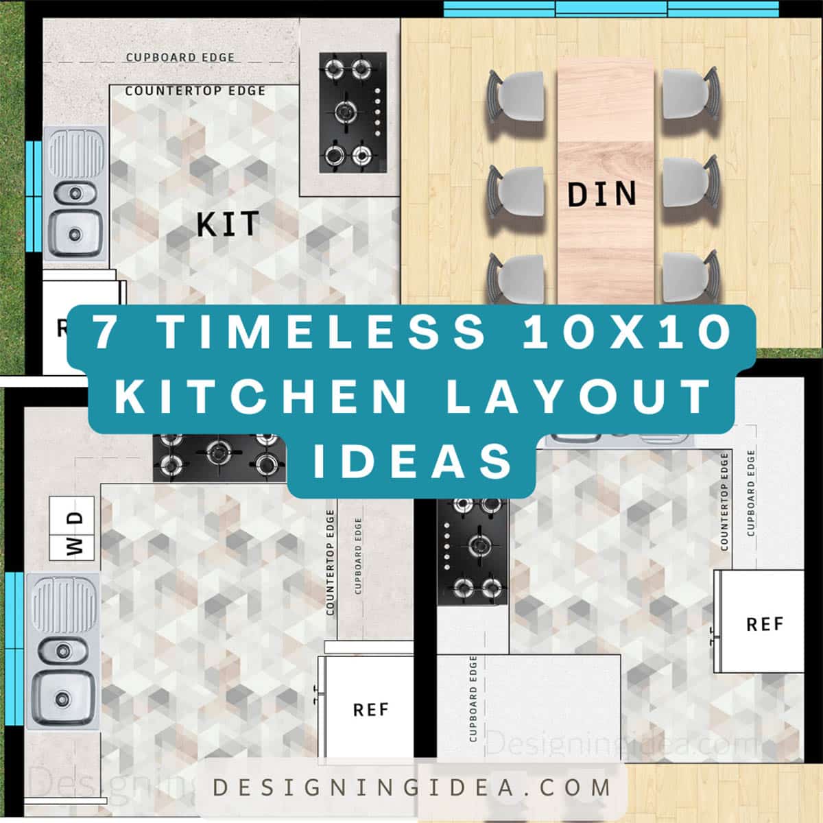 Timeless 10x10 kitchen layout ideas