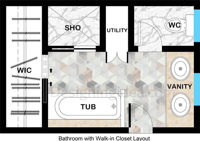 View of The Best 5x8 Bathroom Layouts to Save Space - The Spruce