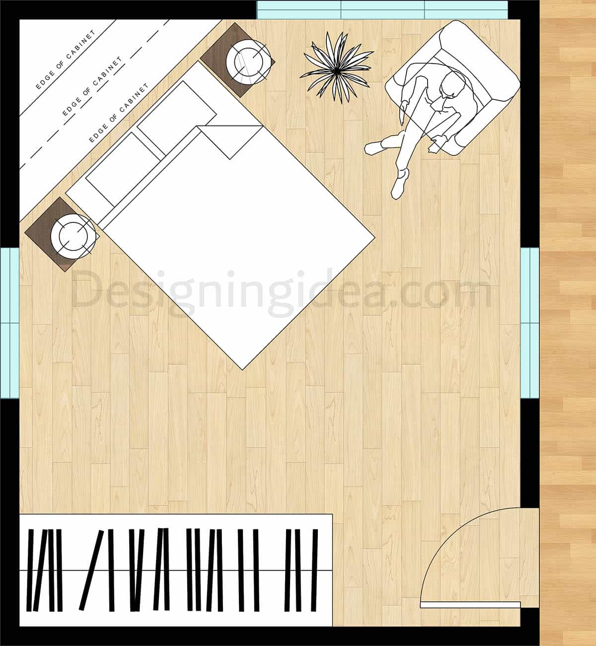 Bedroom Feng Shui Command Position Layout