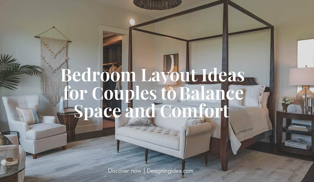 Bedroom layout ideas for couples to balance space and comfort